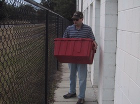 "Bargain Bins" walking path